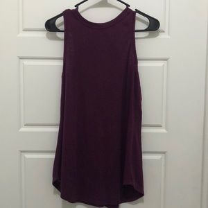 Athleta Maroon Light Weight Tank top - Medium